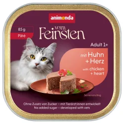 animonda vom Feinsten Adult 32 x 85 g - Huhn & Herz Paté