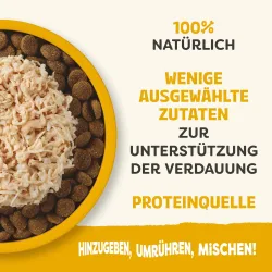Applaws Taste Toppers Natural in Brühe 12 x 156 g - Huhn mit Schinken