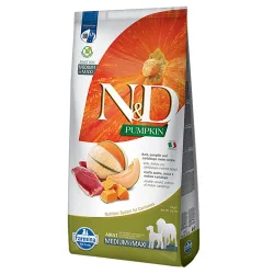 Farmina N&D Medium/Maxi Kürbis, Ente, Cantaloupe Melone für Hunde - 2 x 12 kg