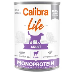Calibra Dog Life Adult 12 x 400 g - Lamm