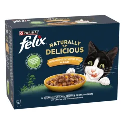 Mixpack Felix Naturally Delicious 10 x 80 g - Geflügelauswahl in Gelee