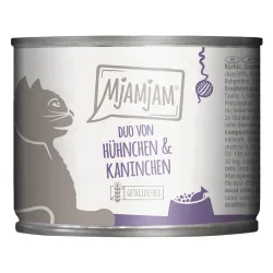 MjAMjAM Duo 6 x 200 g - zarte Ente & Hühnchen an Möhrchen