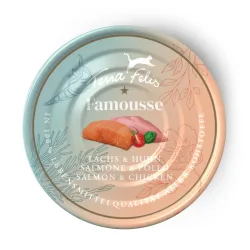 Sparpaket Terra Felis Famousse 24 x 80 g - Lachs & Huhn