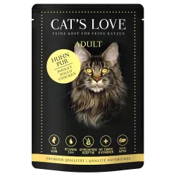 Sparpaket Cat's Love 24 x 85 g - Huhn pur