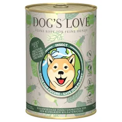 Sparpaket Dog´s Love Insect 12 x 400 g - Insekt Pur