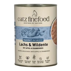 catz finefood Ragout 6 x 380 g - Lachs & Wildente