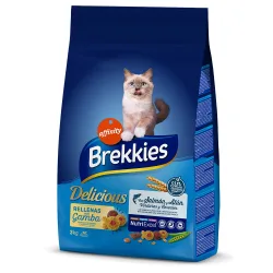 2 x Brekkies Trockenfutter zum Sonderpreis! - 2 x 3 kg Delicious Fisch