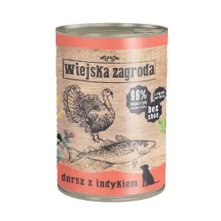 Wiejska Zagroda Dog 12 x 400 g - Wildschwein