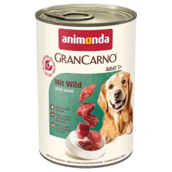 Sparpaket animonda GranCarno Original 24 x 400 g - mit Wild
