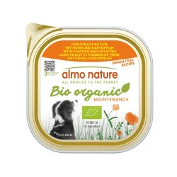 Almo Nature BioOrganic Maintenance 9 x 300 g - mit Bio Huhn & Bio Kartoffeln