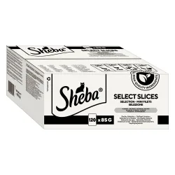 Sheba Multipack Katze Portionsbeutel 120 x 85 g - Selektion in Sosse (Geflügel Variation)