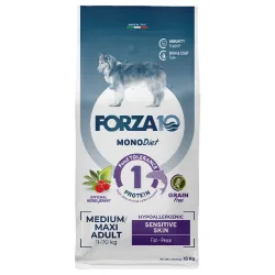 Forza 10 Mono Diet Medium & Large Sensitive Skin mit Fisch - Sparpaket: 2 x 10 kg