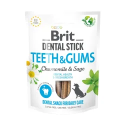Brit Dental Stick für Zähne und Zahnfleisch mit Kamille und Salbei - Sparpaket: 3 x 251g (7 Stück)