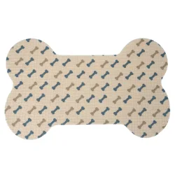 zooplus Basics Napfunterlage Knochen - L 53,5 x B 33 cm