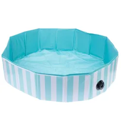 Nomad Tales Bloom Gestreifter Hundepool - Ø 80 x H 20 cm