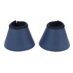 Nomad Tales Set Gamaschen & Hufglocken aus Kunstleder - 2 Hufglocken, Grösse S