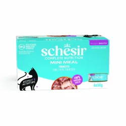 Sparpaket Schesir Complete Nutrition Filet in Brühe 24 x 50 g - Thunfisch