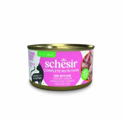 Sparpaket Schesir Complete Nutrition Filet in Gelee 24 x 85 g - Thunfisch mit Schinken