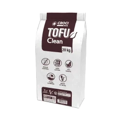 Croci Tofu Clean Katzenstreu - Sparpaket: 2 x 45 l (40 kg)
