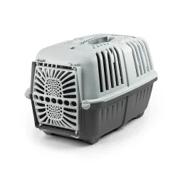 Lionto Transportbox aus Kunststoff, anthrazit - B 36 x T 55 x H 36 cm