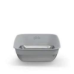 LitterLocker by Litter Genie® Platinum Katzentoilette - edelstahl / grau