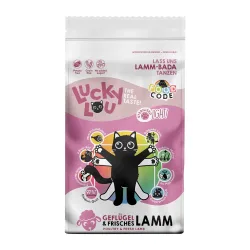 Lucky Lou Trockenfutter Katze Adult, Light, Geflügel und Lamm 9 kg