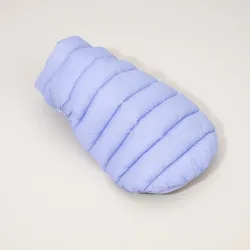 Nomad Tales Bloom Hundemantel Puffer, lila/marineblau - ca. 55 cm Rückenlänge