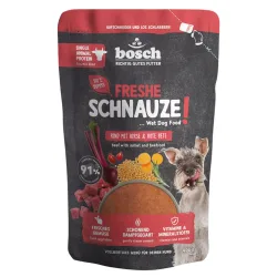 bosch Freshe Schnauze Nassfutter 400 g - Rind mit Hirse und Rote Beete