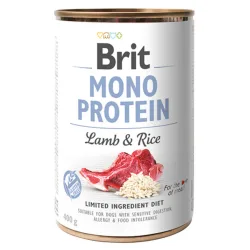 Sparpaket Brit Mono Protein 12 x 400 g  - Lamm mit Reis