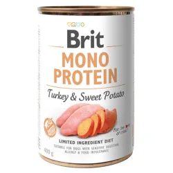 Sparpaket Brit Mono Protein 12 x 400 g  - Pute mit Süsskartoffel