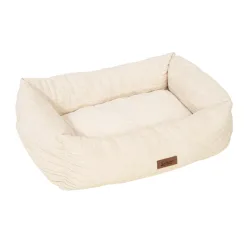 Modern Living Hundebett Lucca, creme - Grösse M: L 72 x B 47 x H 22 cm
