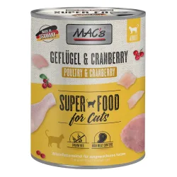 MAC´s Cat 6 x 800 g - Geflügel & Cranberry