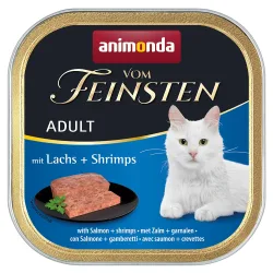 animonda vom Feinsten Adult 6 x 100 g - Lachs & Shrimps