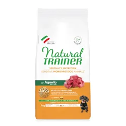 Natural Trainer Sensitive Adult Small & Toy mit Lamm - Sparpaket: 2 x 7 kg