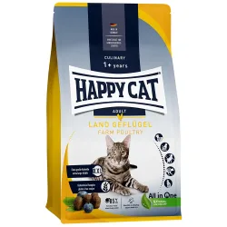 Happy Cat Culinary Adult Land-Geflügel  - Sparpaket: 2 x 1,3 kg