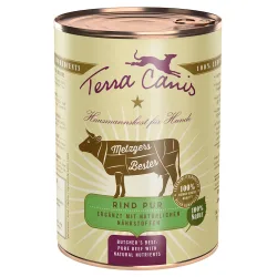Terra Canis Metzgers Bestes 6 x 400 g - Rind Pur