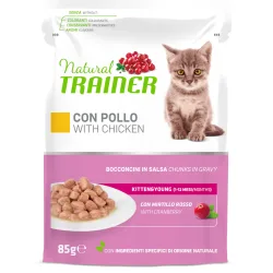 Natural Trainer Kitten & Young  - 24 x 85 g Truthahn