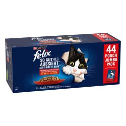 Felix Nassfutter Katze in Gelee 44x85 g Geschmacksvielfalt vom Land