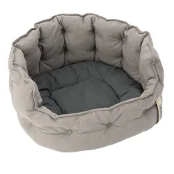 Hundebett Cozy ecoLIFE Grau - L 64 x B 60 x H 30 cm