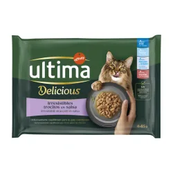 Sparpaket Ultima Delicious Adult Sterilized 96 x 85 g - Fischauswahl