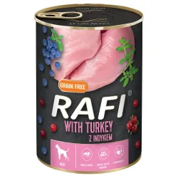 Rafi Adult 24 x 400 g - Mit Pute, Heidelbeeren und Cranberries
