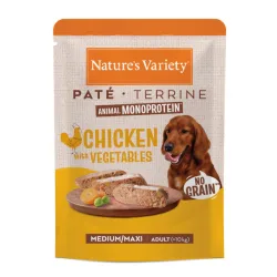 Zum Sonderpreis! Nature's Variety Original Paté No Grain Adult  - Medium/Maxi: Huhn 16 x 300 g