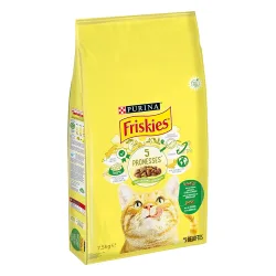 PURINA Friskies Katze mit Kaninchen, Huhn und Gemüse - 4 kg