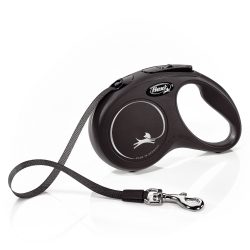 Flexi New Classic Gurt schwarz S, 5 m, 15 kg