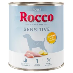 Sparpaket Rocco Sensitive 24 x 800 g Neue Rezeptur - 24 x 800 g: Huhn mit Kartoffeln