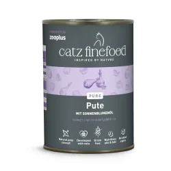 catz finefood Monoprotein zooplus 6 x 400 g - Pute
