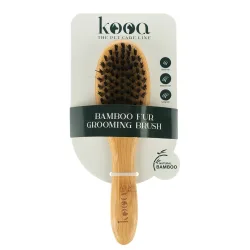 kooa Fellpflegebürste aus Bambus - L 22 x B 6 cm