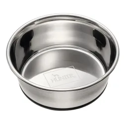 HUNTER Fressnapf aus Edelstahl - Sparset: 2 x L: 1,1 l, Ø 17 cm