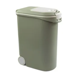 Curver Futterbehälter für Hunde, grün - 54 Liter, bis 20 kg Trockenfutter