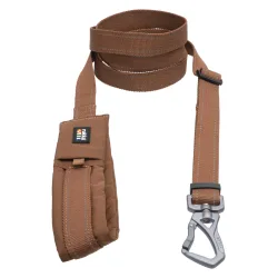 Rukka Leine Puff - Grösse M: 120 - 200 cm lang, 20 mm breit, cognac